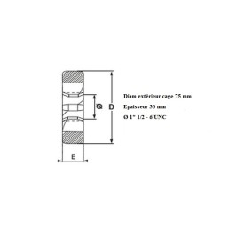 Filière 1" 1/2 6 UNC