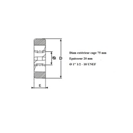 Filière 1" 1/2 18 UNEF