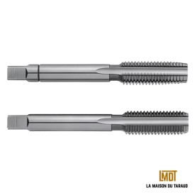 Jeu 2 tarauds métrique fin 12x75