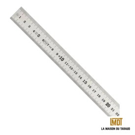 Réglet flexible inox brillant 200 mm