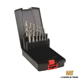 Coffret tarauds et forets trou borgne M3 à M12