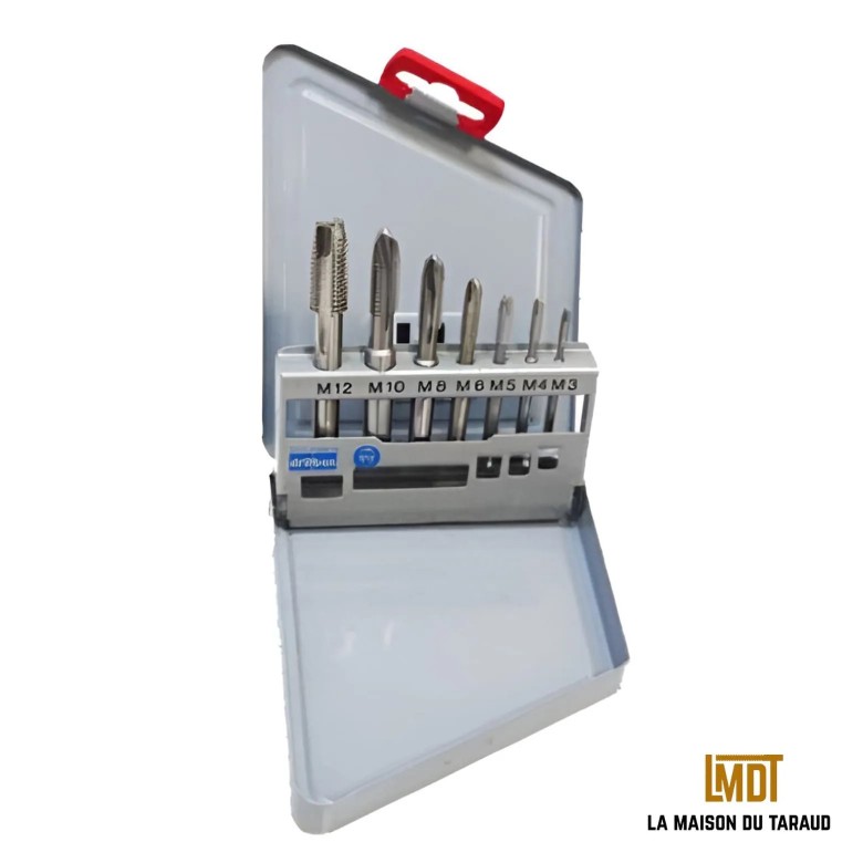 Coffret tarauds spécial ALU M3 à M12