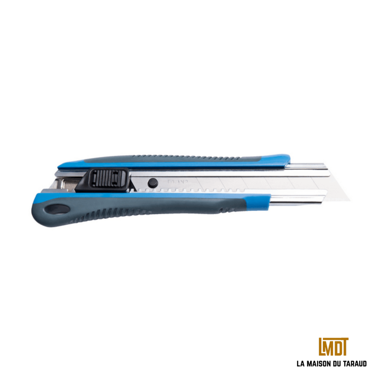 Cutter professionnel bi-matière lame 18 mm - La Maison du Taraud