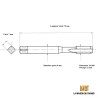 Jeu de 2 tarauds métrique fin 12x100 - M12x1.0 | La Maison du Taraud