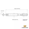Jeu de 2 tarauds métrique fin 20x100 - M20x1.0 | LMDT