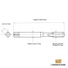 Jeu de 2 tarauds métrique fin 22x125 - M22x1.25 | LMDT