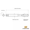 Jeu de 2 tarauds métrique fin 45x200 - M45x2.0 | LMDT