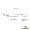 Jeu tarauds GAZ 1/4" 19 BSP GAUCHE | La maison du taraud