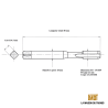 Jeu tarauds GAZ 5/8" 14 BSP GAUCHE | La maison du taraud