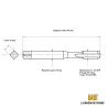 Jeu tarauds GAZ 3/4" 14 BSP GAUCHE - La maison du taraud