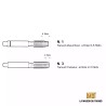 Jeu tarauds GAZ 3/4" 14 BSP GAUCHE - La maison du taraud