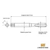 dimensions jeu tarauds main M11x1,5