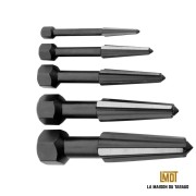 Jeu extracteurs à double tranchant