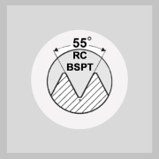 Tarauds machine GAZ conique 55° BSPT / RC