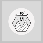 Filière Hexagonale métrique