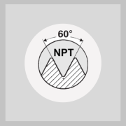 Filières GAZ conique 60° NPT