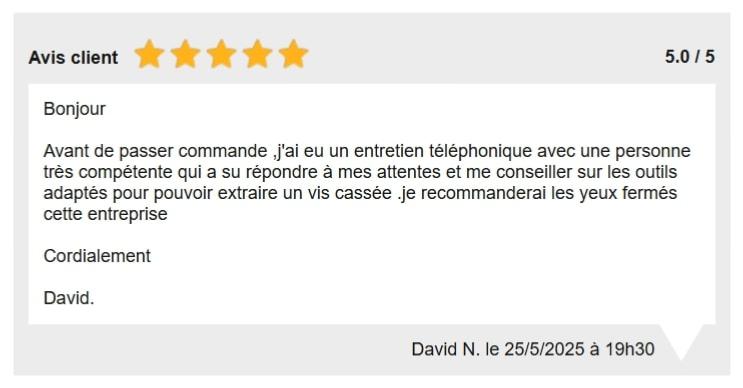 avis clients la maison du taraud